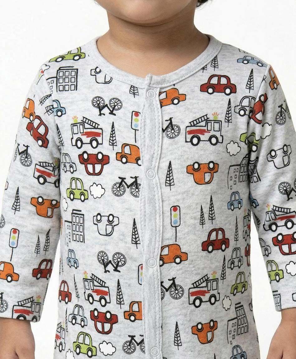 Pijama beb&eacute; estampado autos