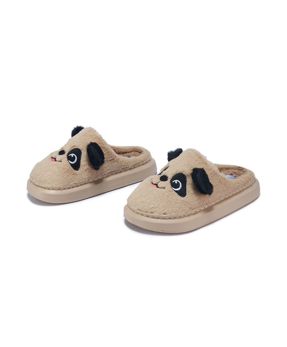 Pantufla mujer dise&ntilde;o perrito