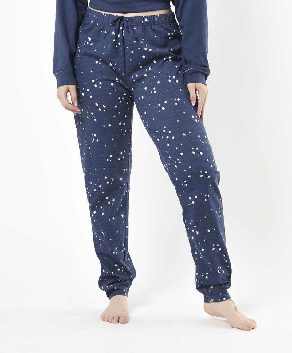 Pijama mujer gato y estrellas