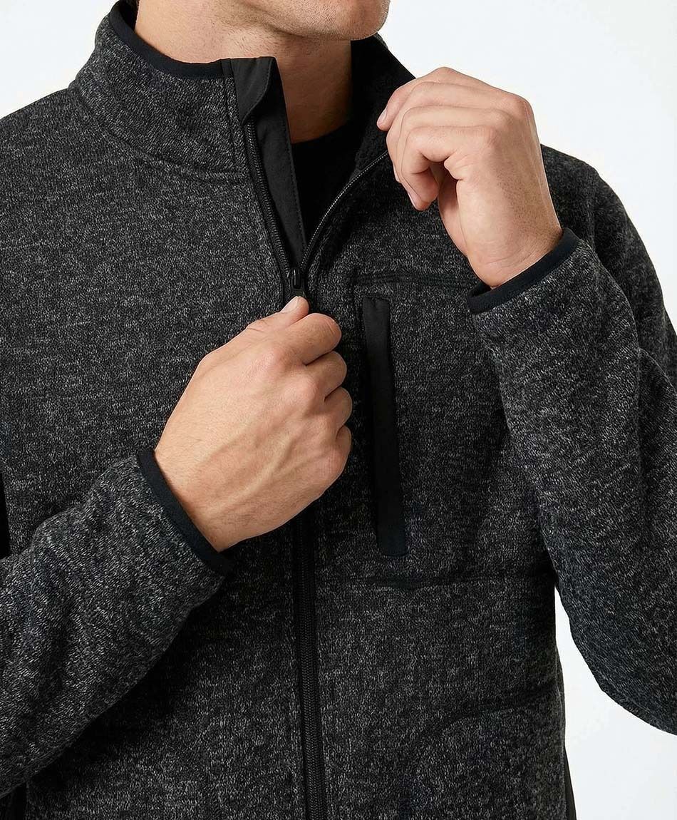 Campera hombre forrada con coral fleece
