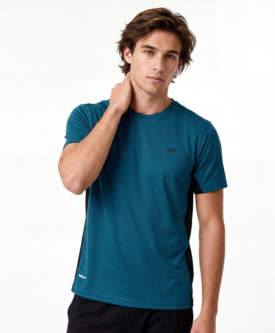Remera deportiva hombre malla