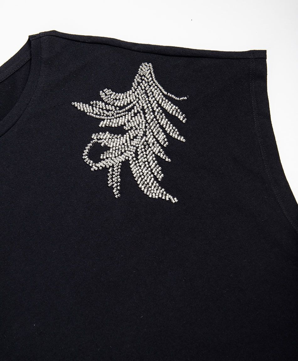 Remera mujer joya hombro
