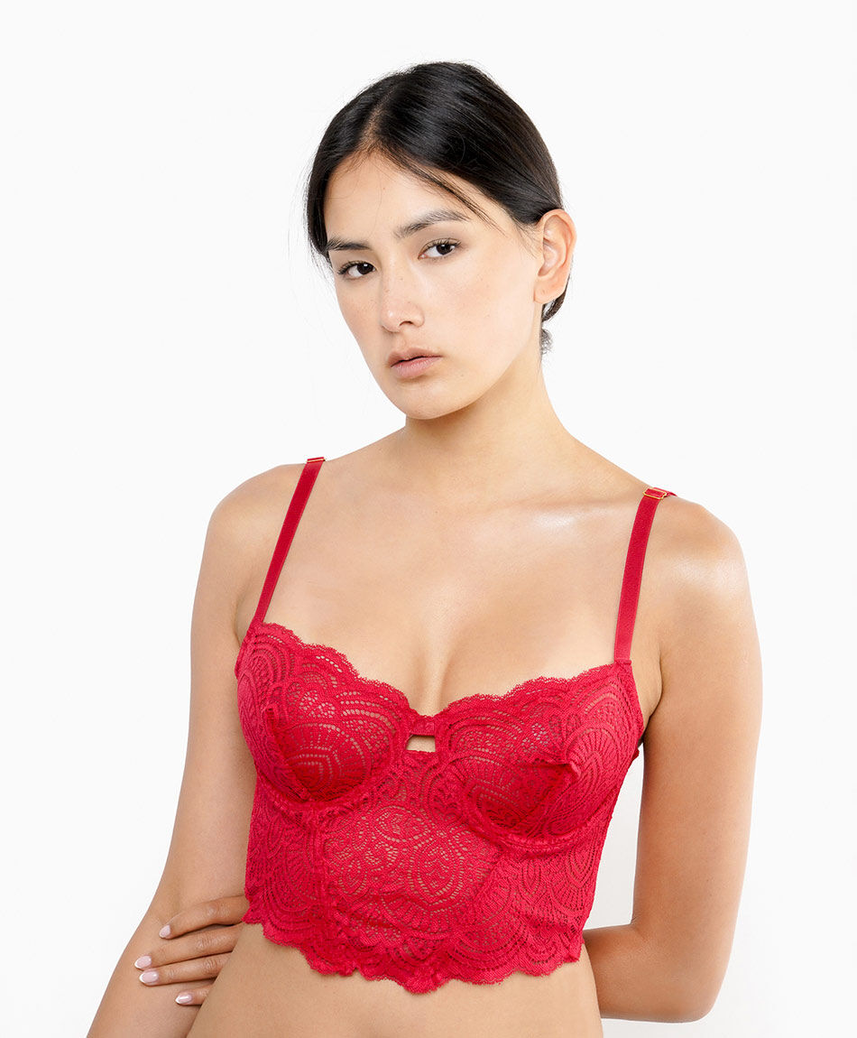 Corpi&ntilde;o mujer corset sin relleno