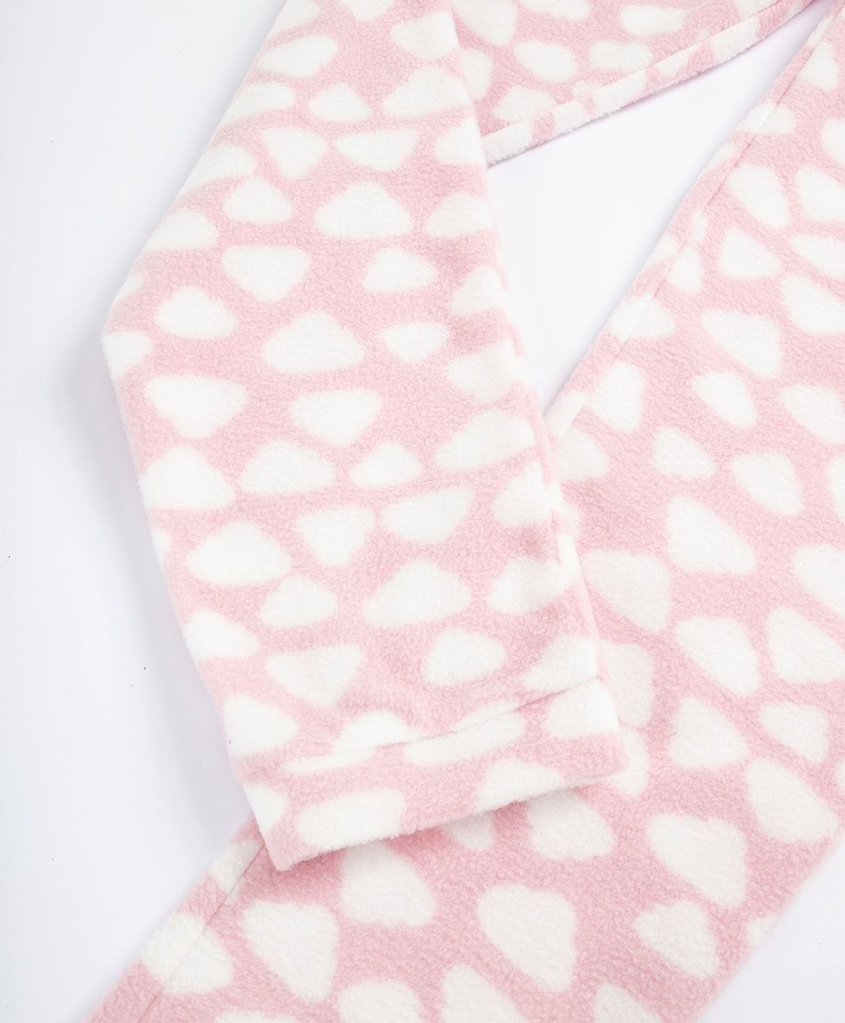 Pijama mujer polar gatito y nubes