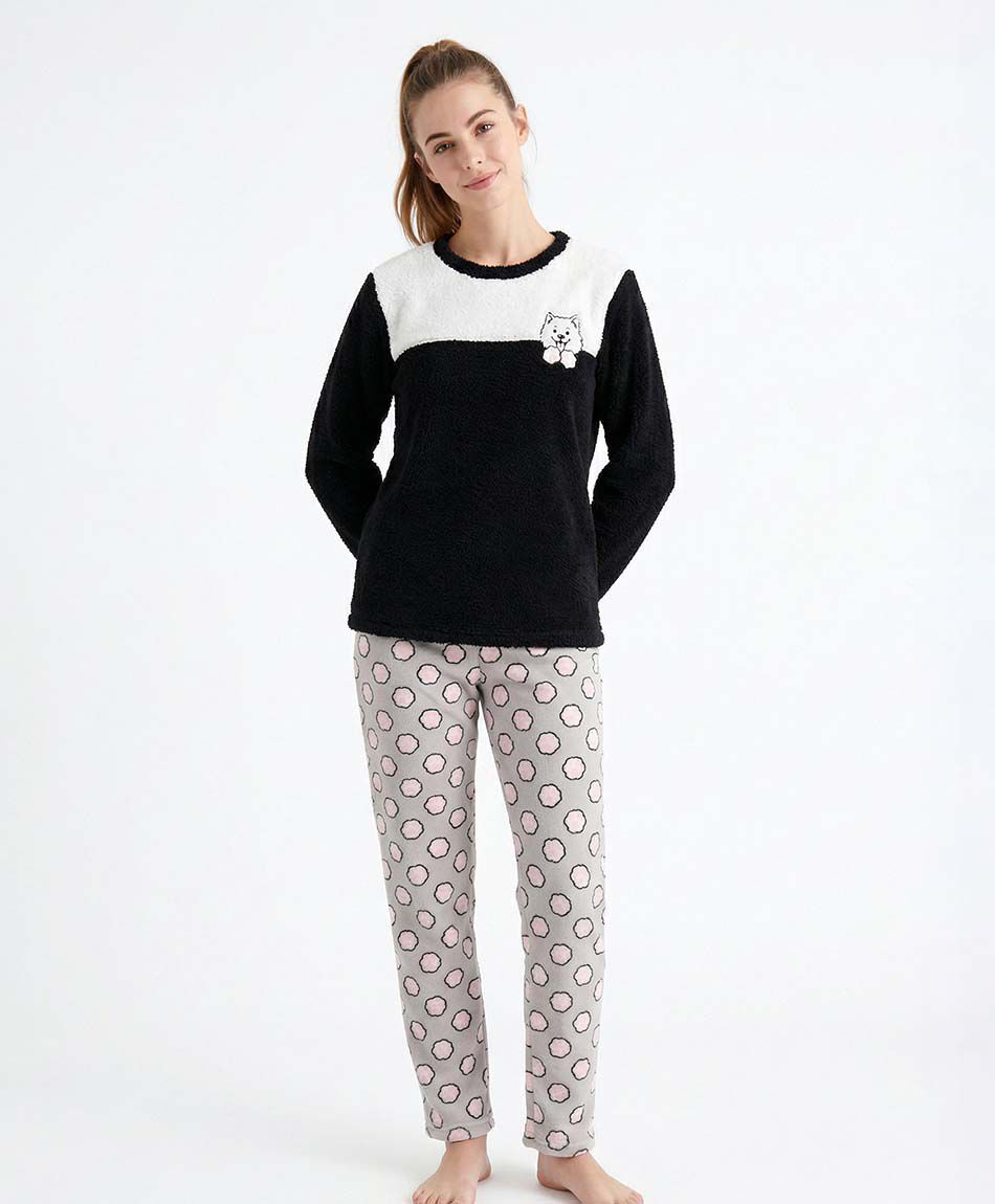 Pijama mujer chiporro bicolor dog