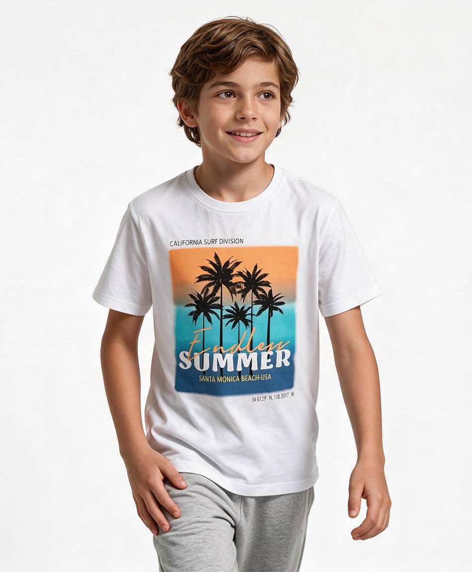 Remera ni&ntilde;o summer