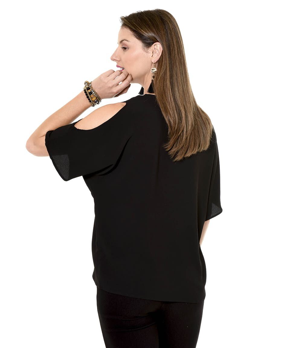 Blusa cordon dorado