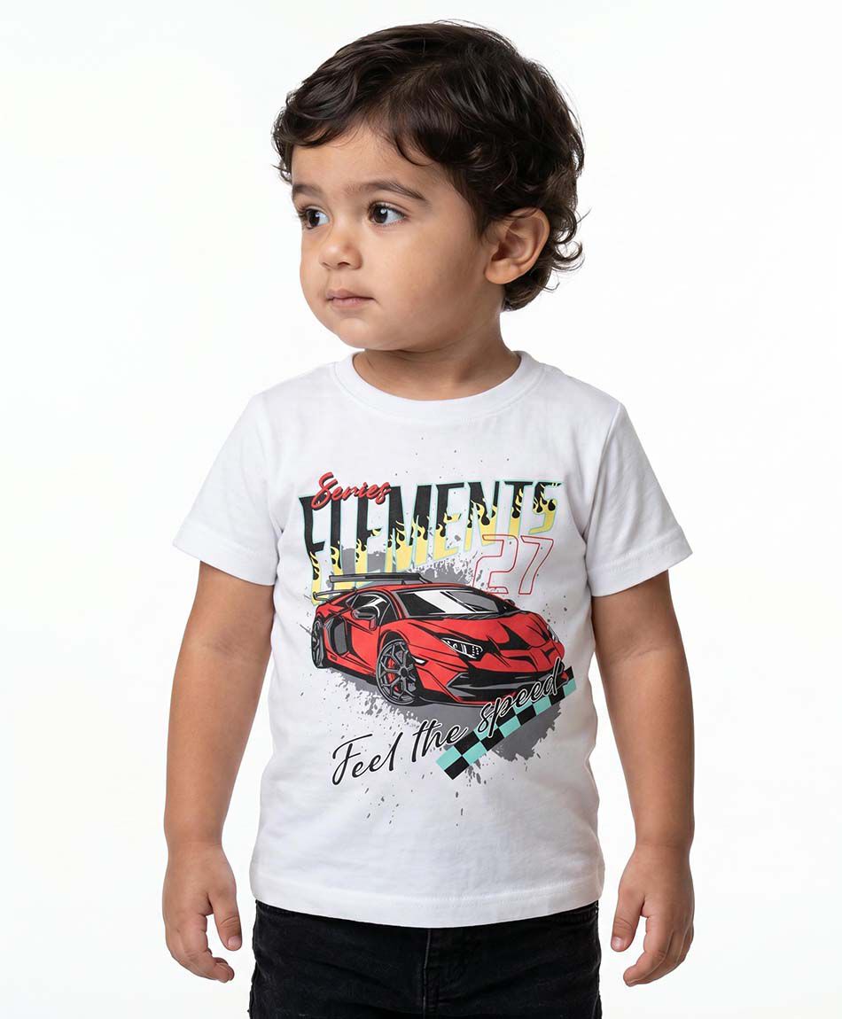 Remera beb&eacute; auto de carrera
