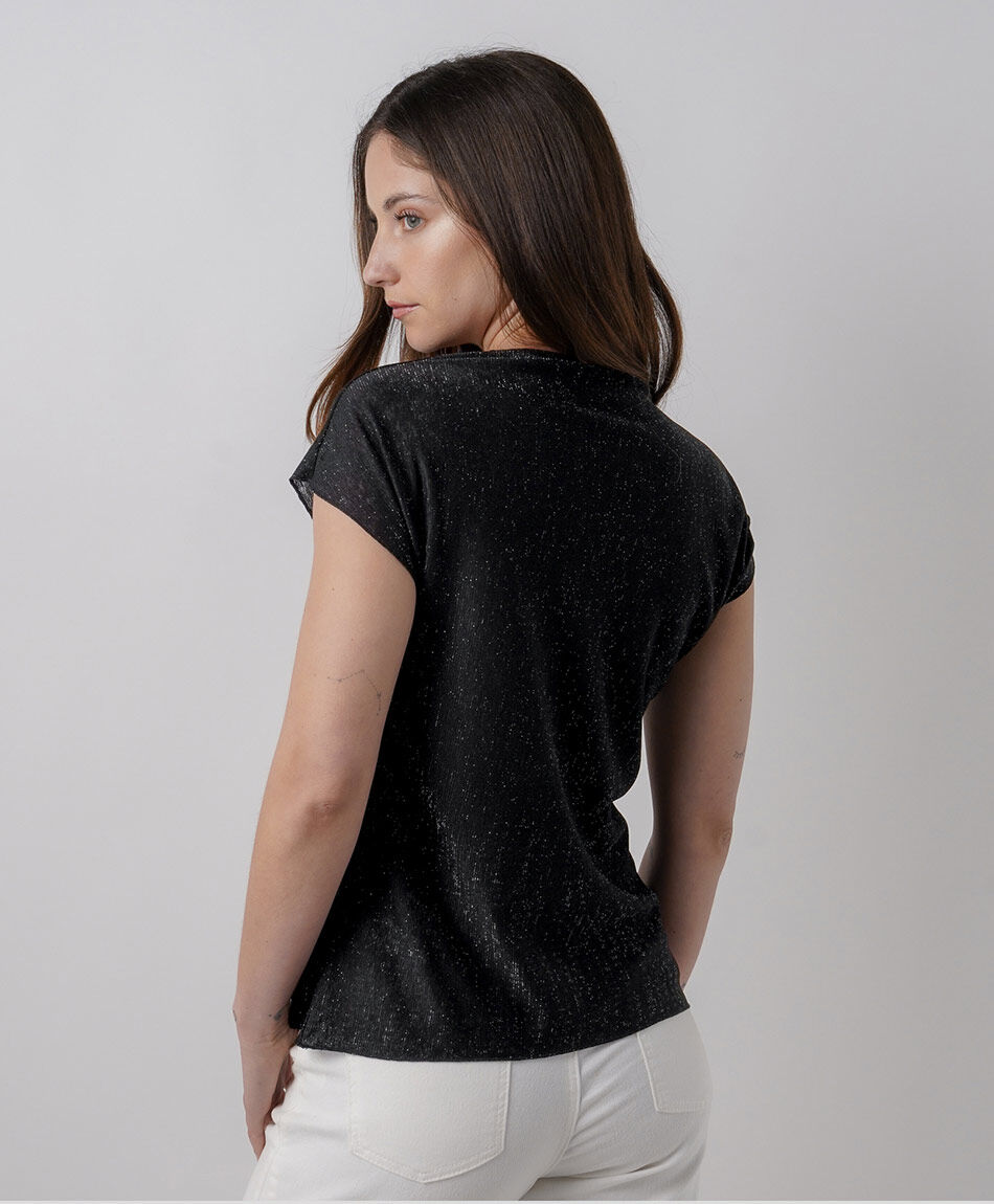 Remera mujer brillante