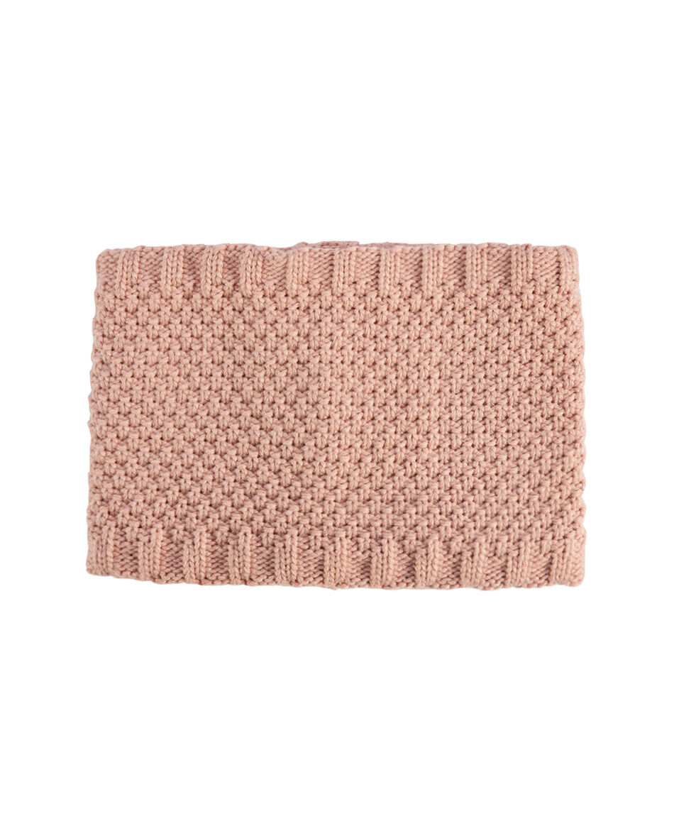 Cuello infantil estilo tejido