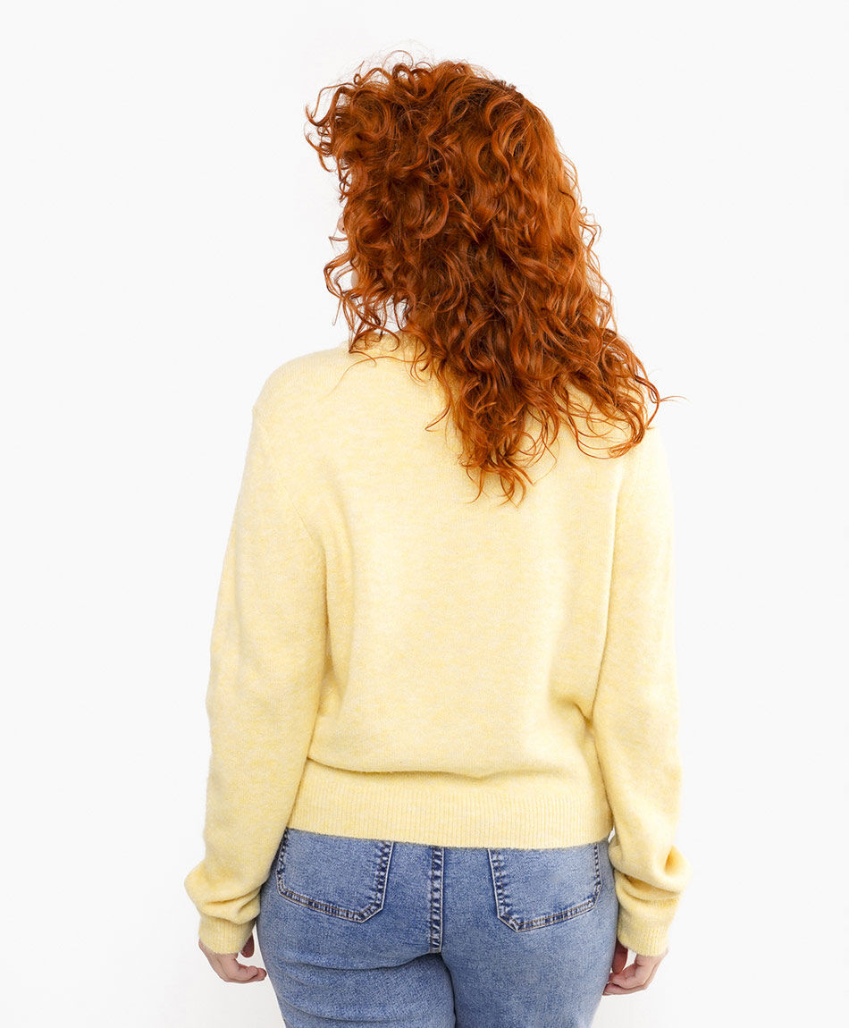 Sweater mujer cuello redondo b&aacute;sico