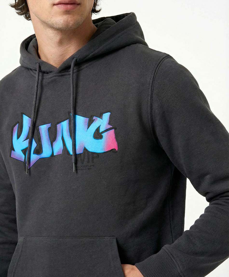 Poler&oacute;n hombre urban clasic gris