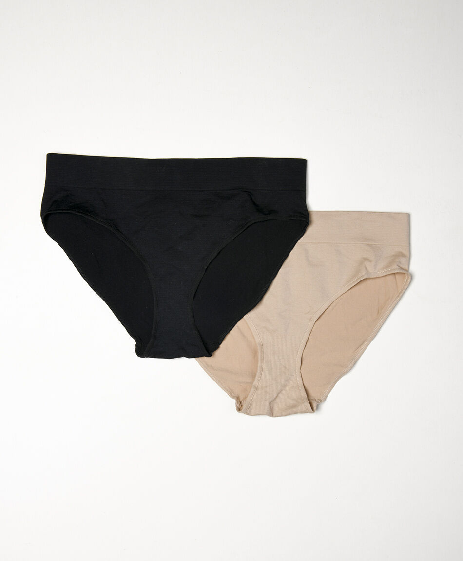 Pack 2 bombachas mujer altos seamless