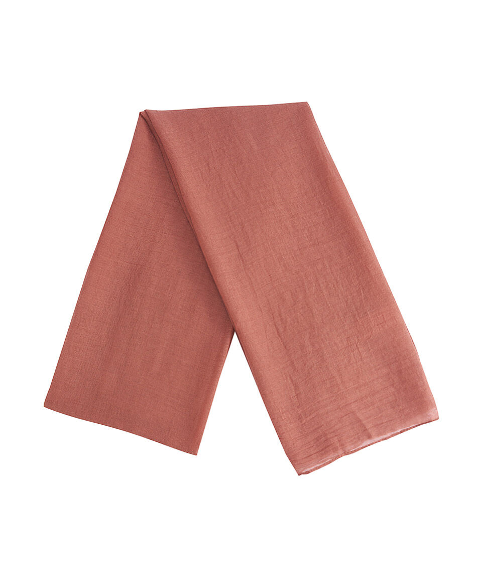 Bufanda mujer lisa coral