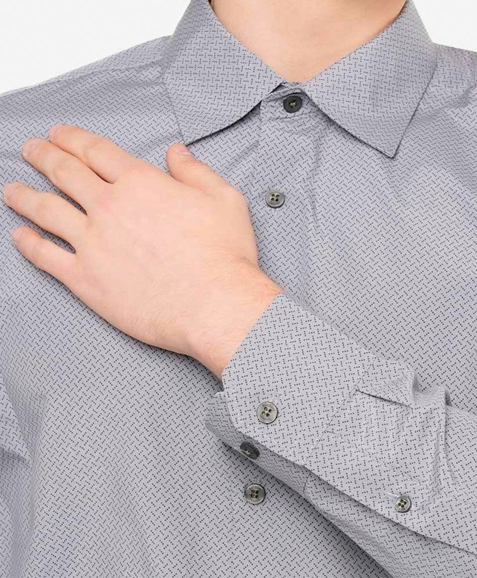 Camisa hombre gris