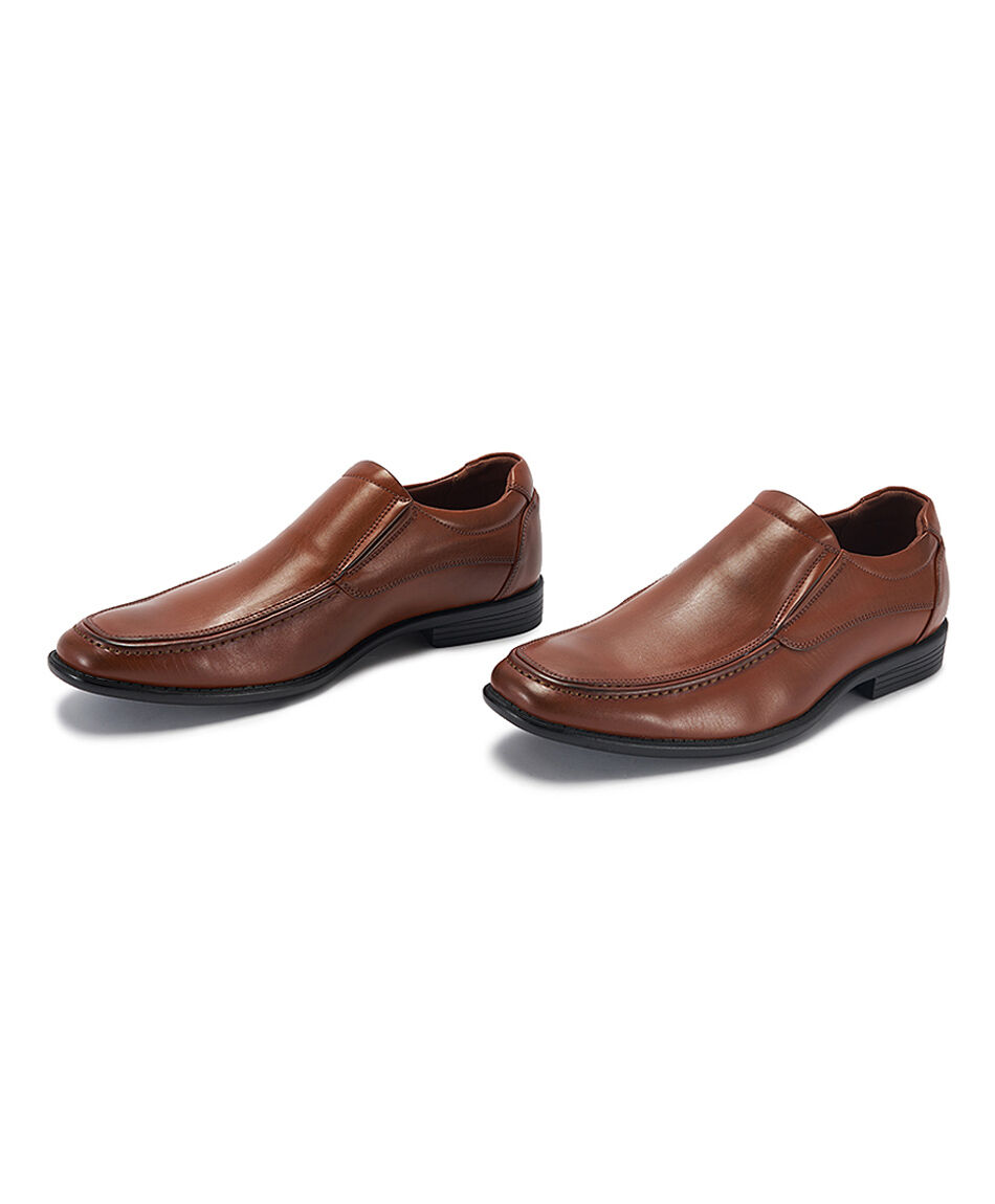 Zapato hombre mocas&iacute;n caf&eacute;