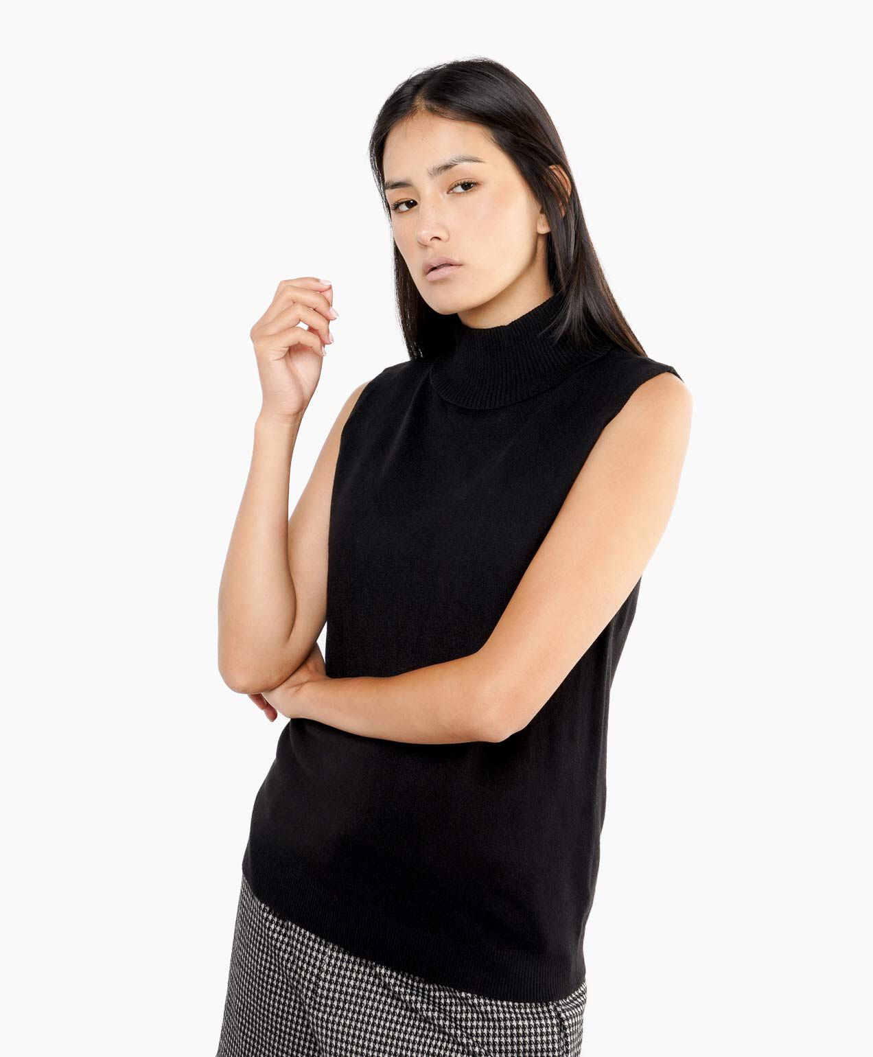 Sweater mujer sin mangas