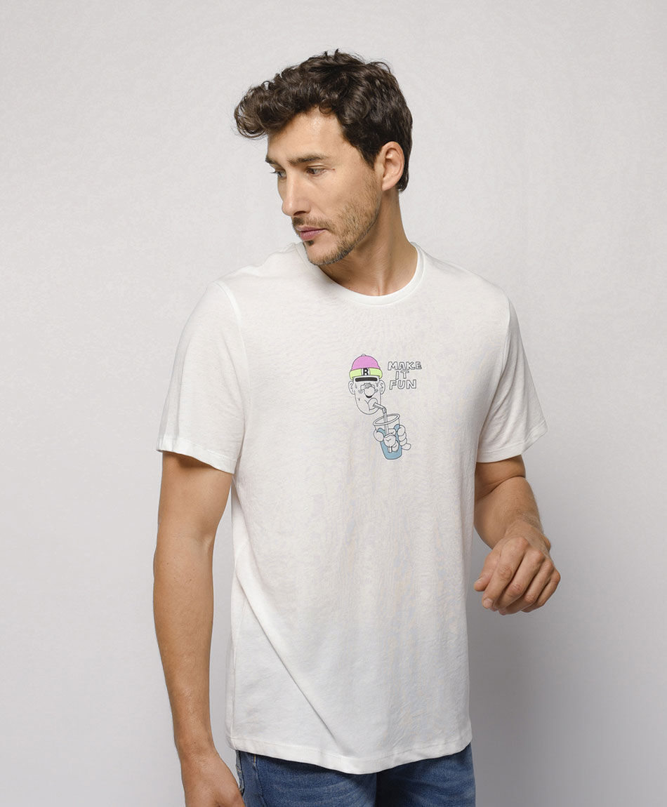 Remera hombre make it fun