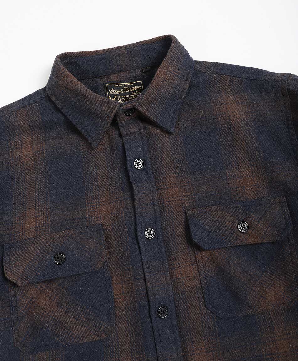 Campera hombre le&ntilde;adora franela escosesa
