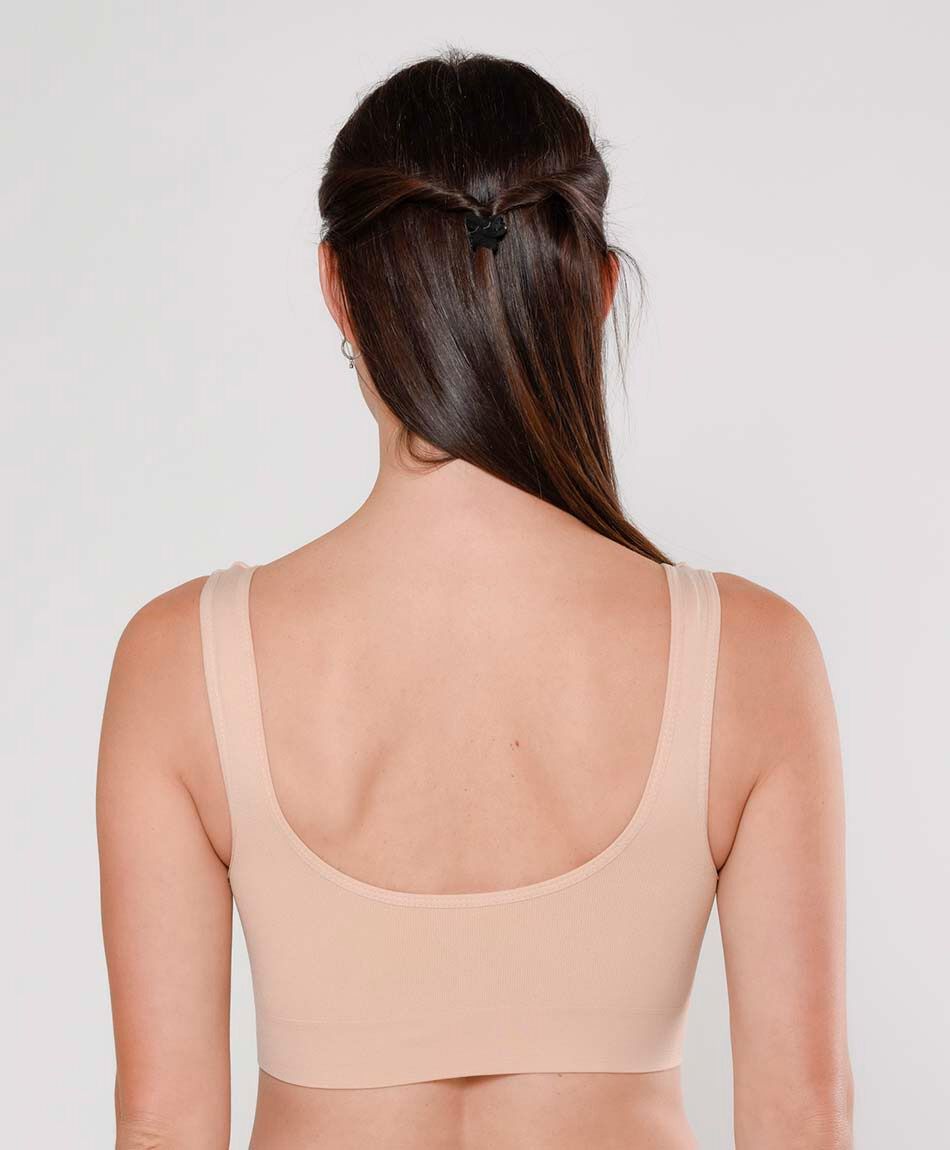 Peto mujer seamless escote redondo