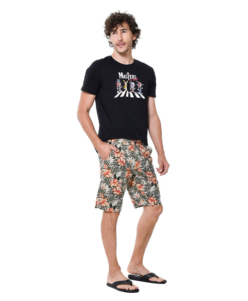 Bermuda estampado
