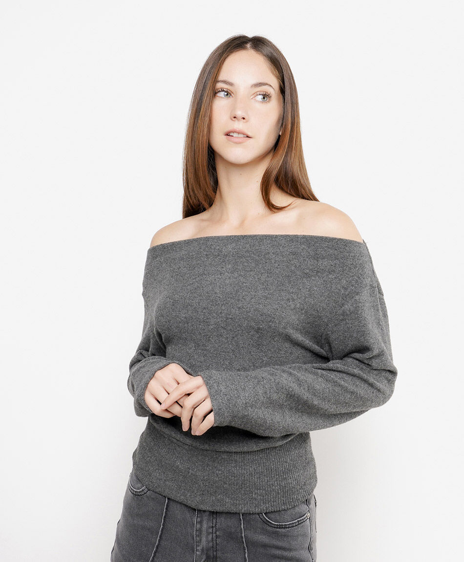 Remera mujer sin hombros