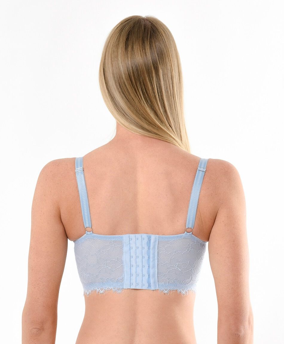 Corpi&ntilde;o mujer encaje ancho botones