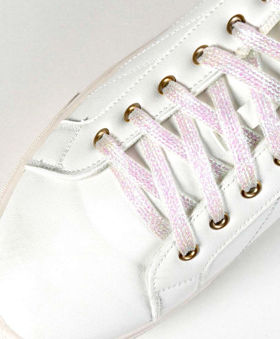 Cord&oacute;n zapatilla brillos