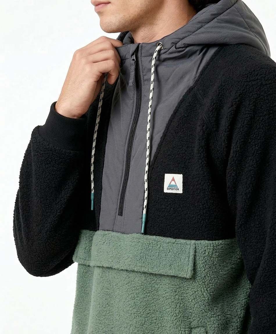 Campera hombre tricolor