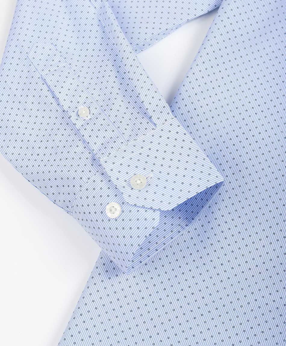 Camisa hombre dise&ntilde;o formal celeste