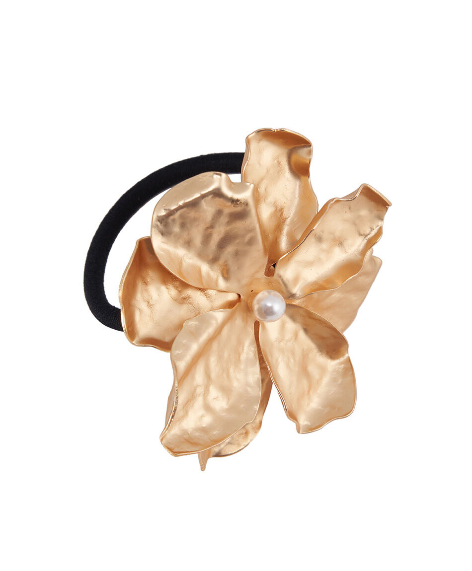 Colet mujer flor dorada