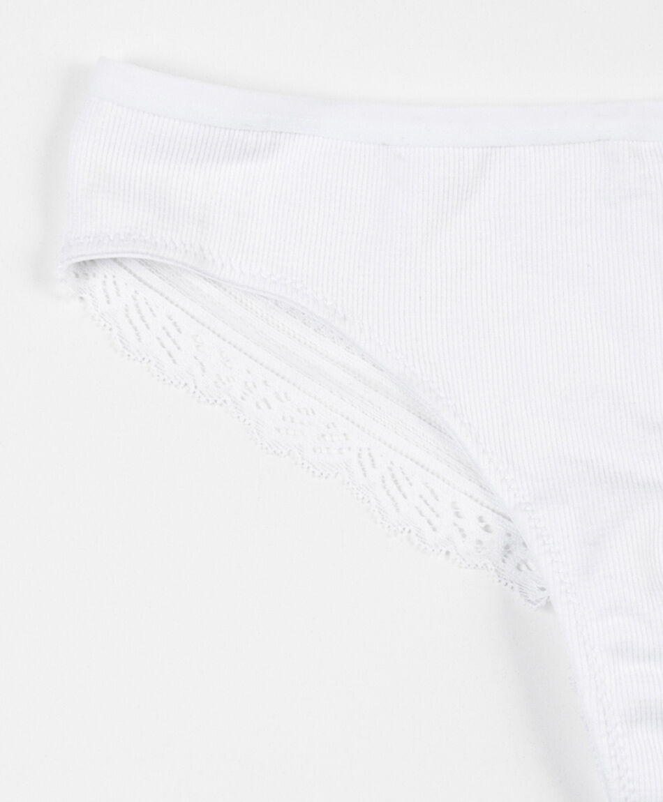 Tanga mujer encaje posterior