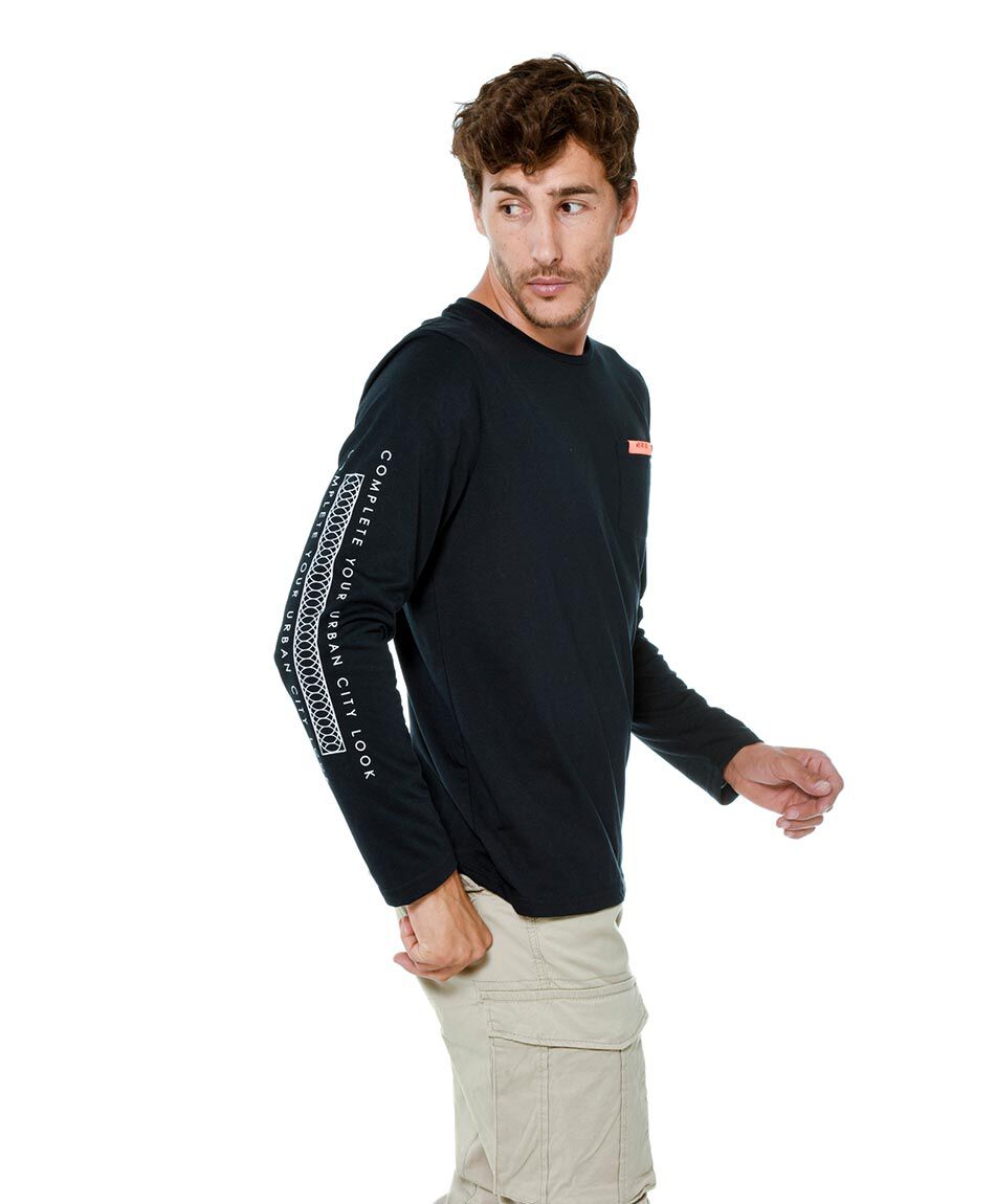 Polera manga larga