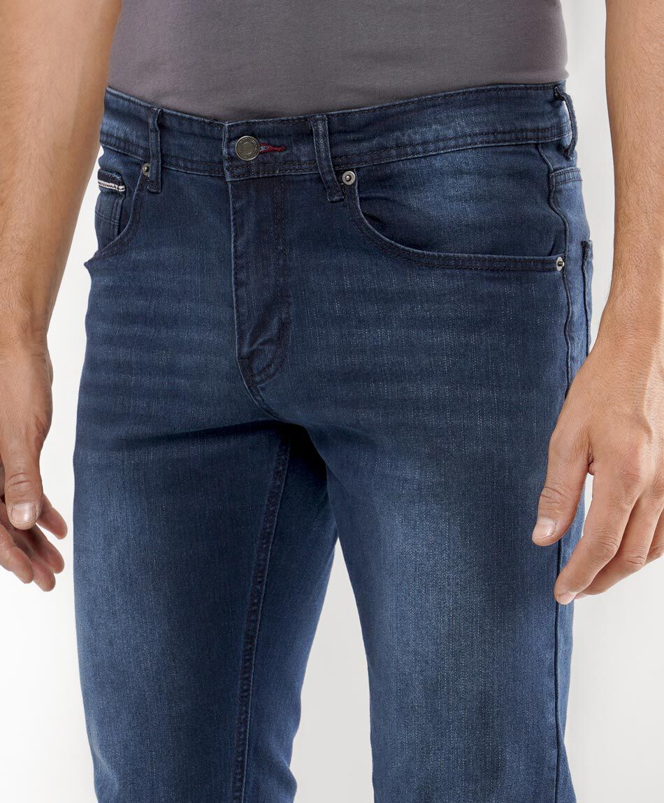 Jeans hombre azul super skinny fit