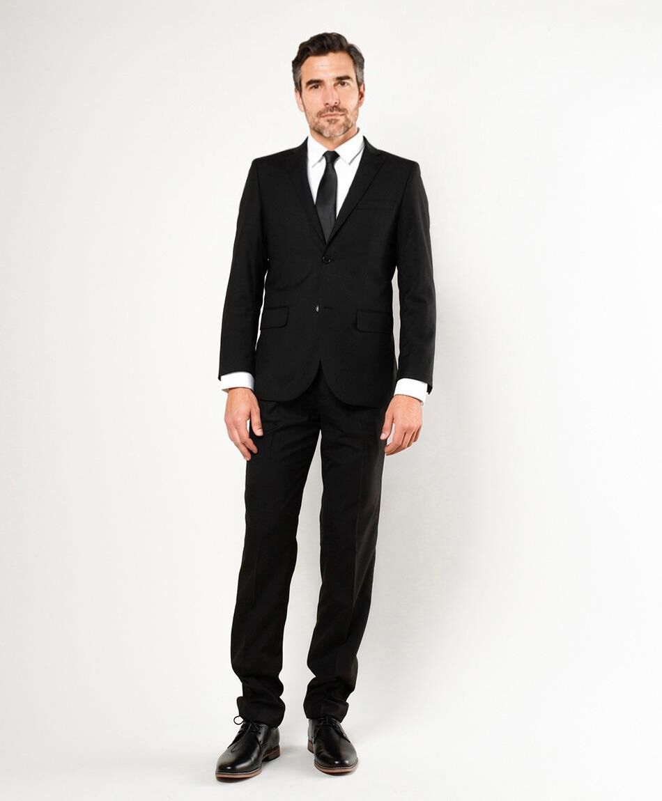 Traje de vestir hombre color negro