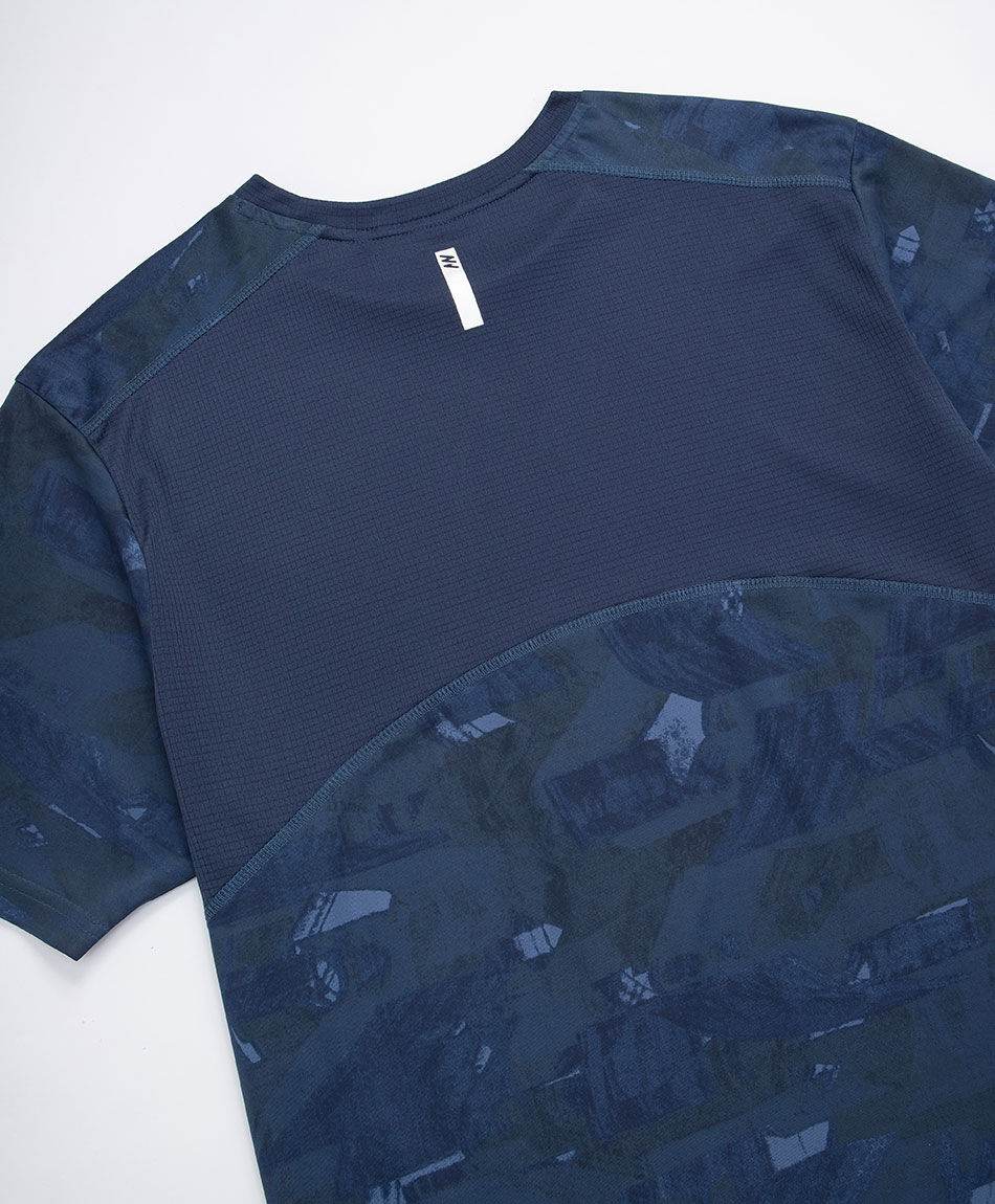 Remera deportiva hombre space blue