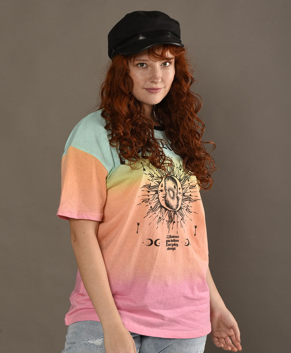 Polera estampada