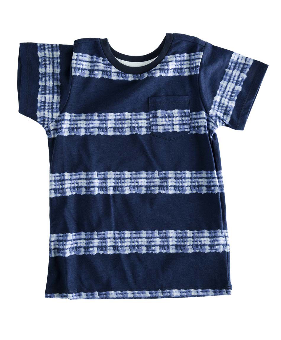 Polera manga corta cuello redondo - TRICOT