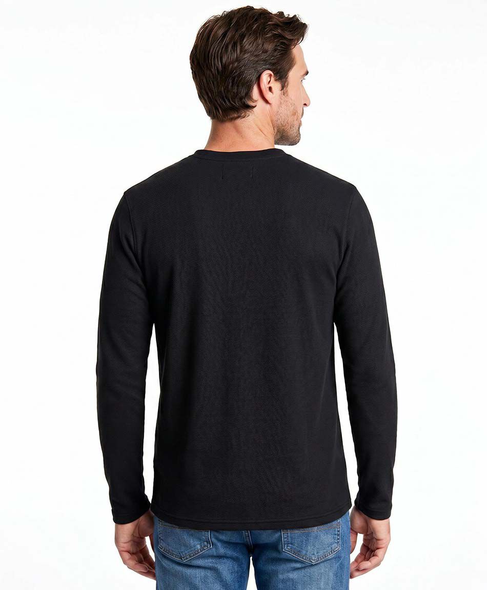 Camiseta hombre lisa t&eacute;rmica black