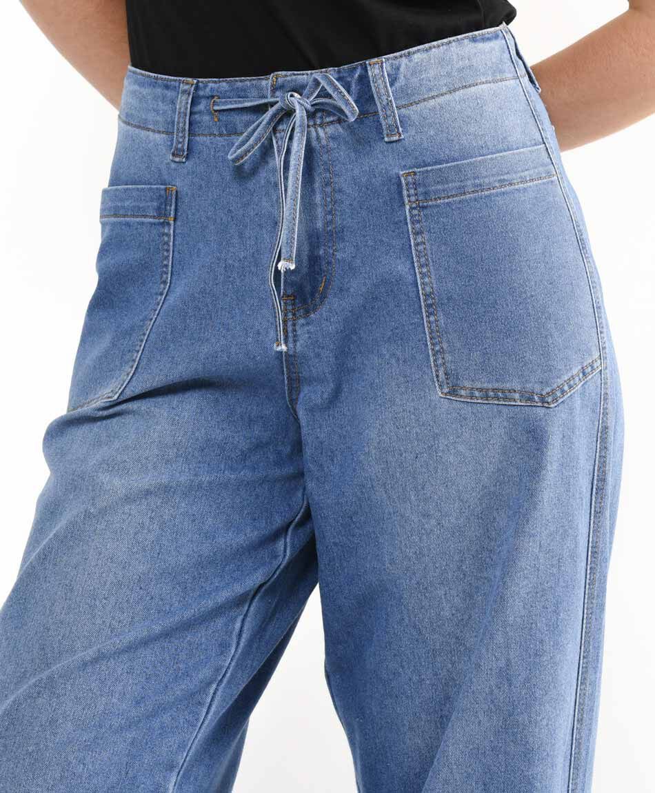 Jeans mujer cintura ajustable&nbsp;