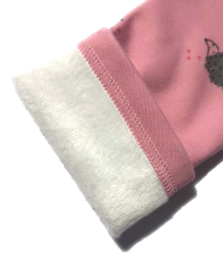 Leggins beb&eacute; forrada erizo