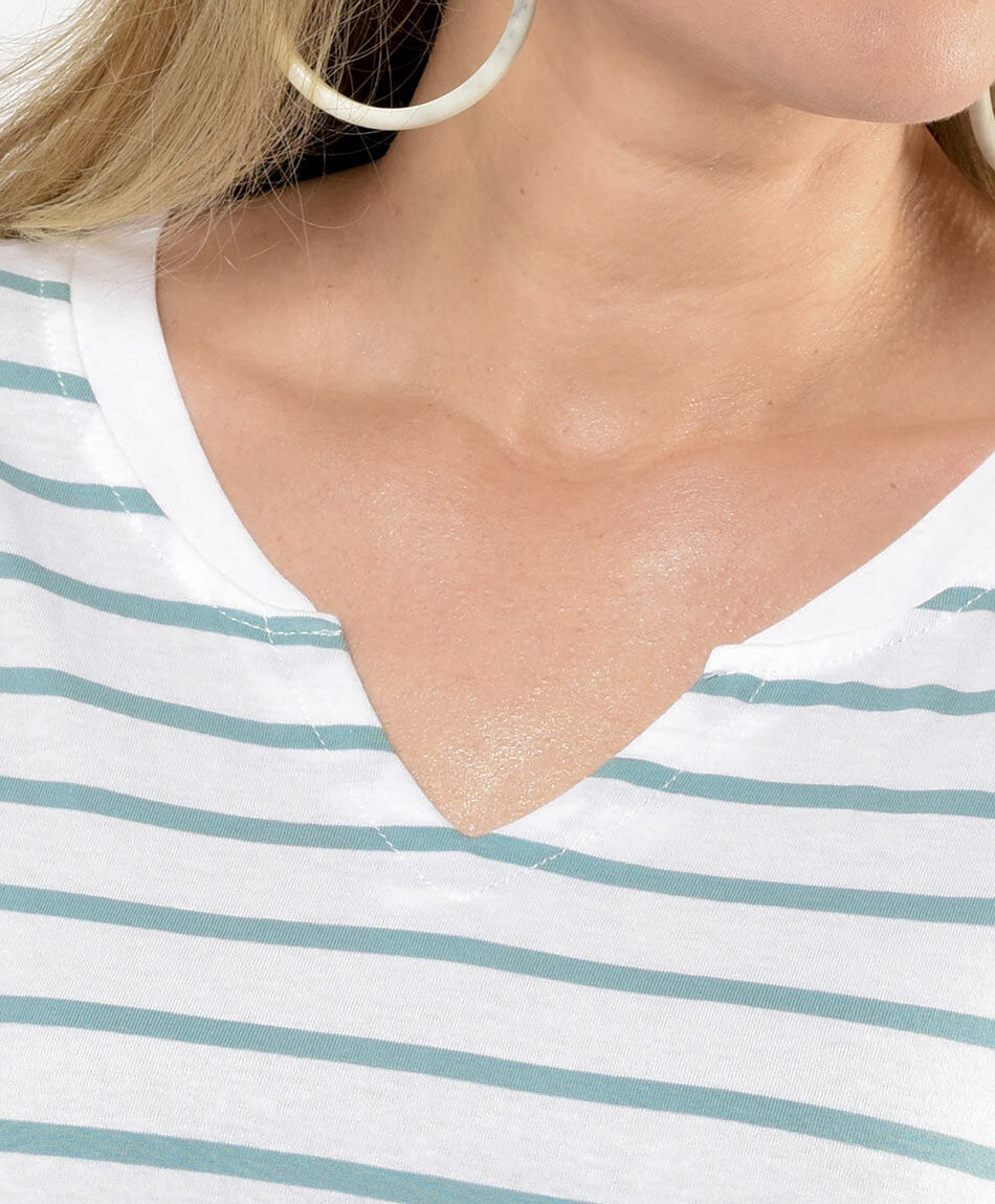 Polera mujer rayas - TRICOT
