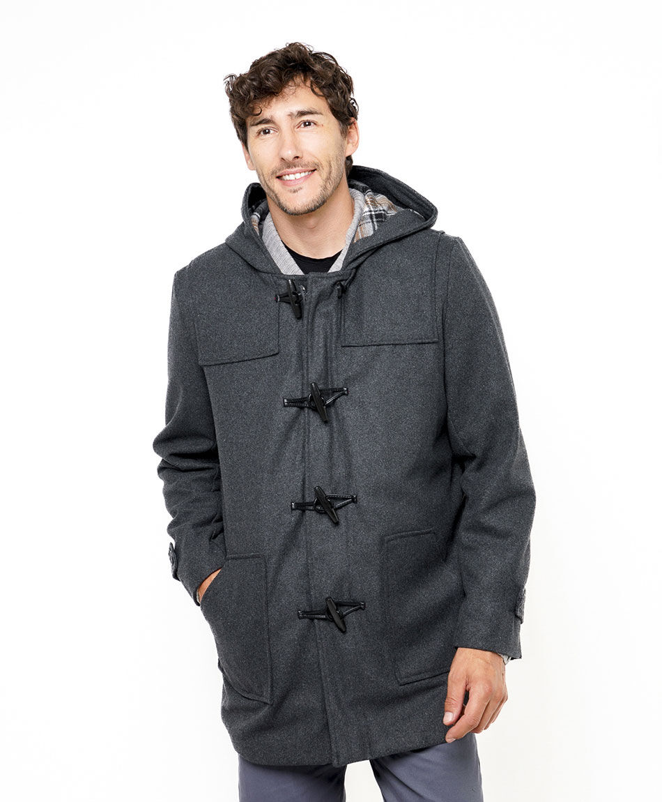 Chaqueta hombre montgomery gris