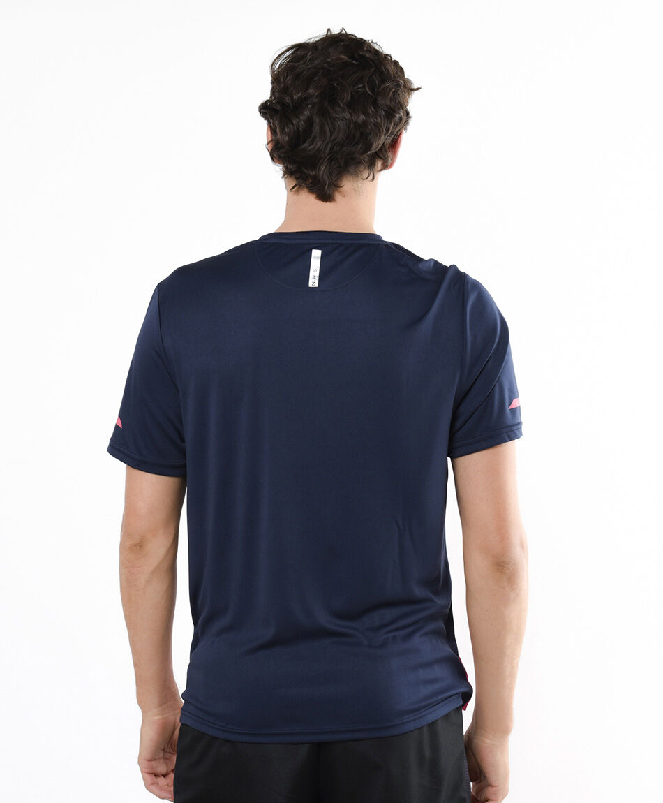 Polera deportiva hombre degrad&eacute; bicolor