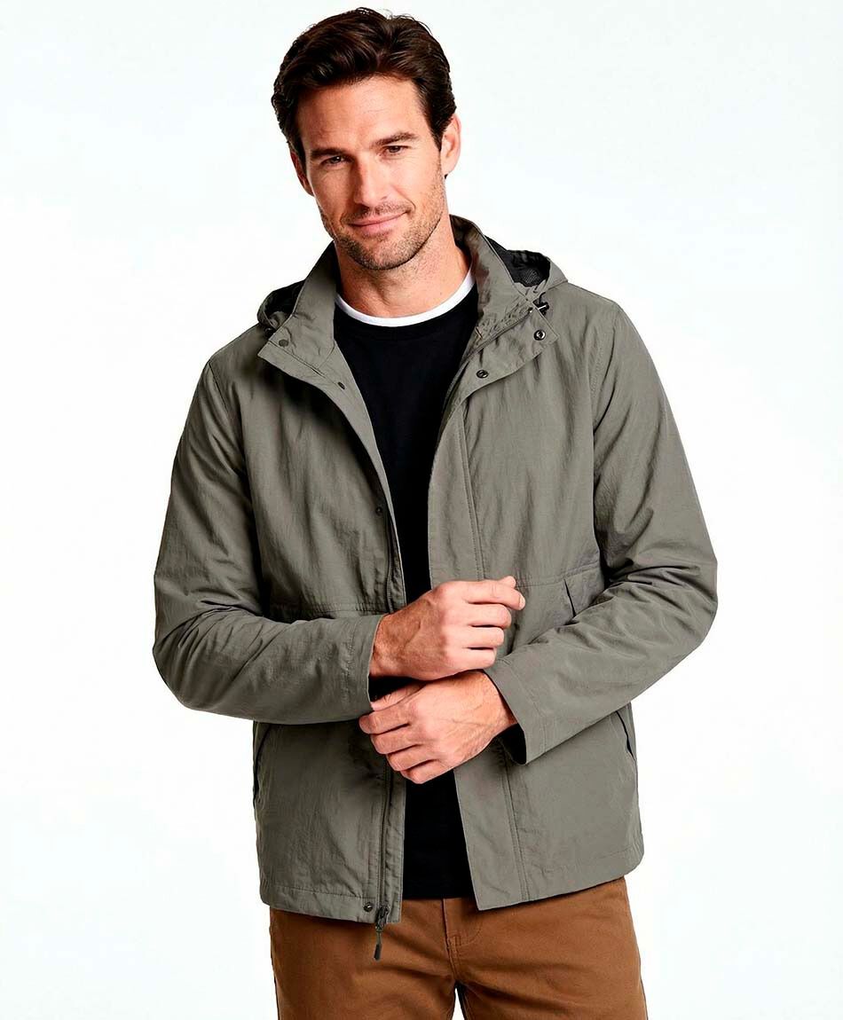Cortaviento hombre con gorro