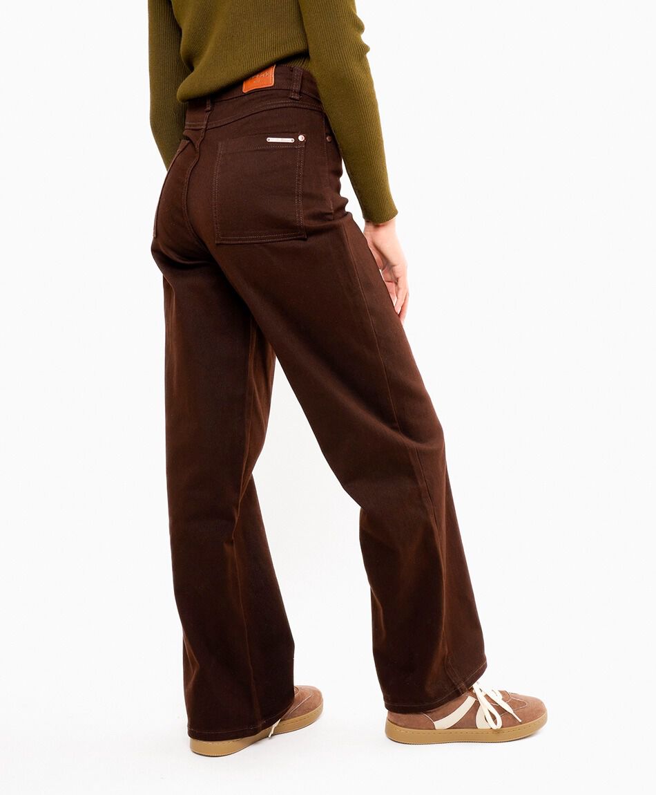 Jeans mujer cl&aacute;sico chocolate
