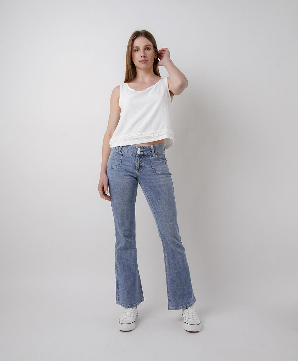 Jeans mujer flare