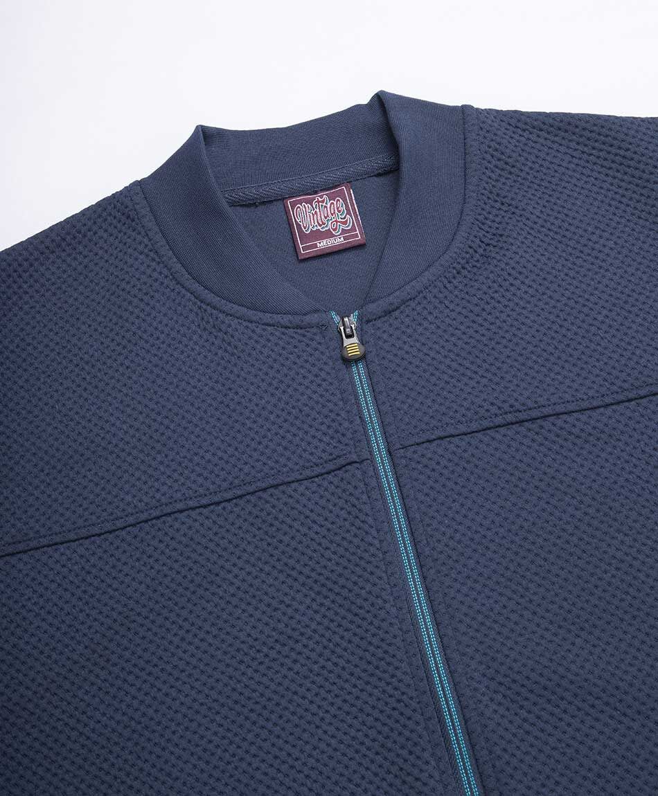 Campera hombre bomber azul