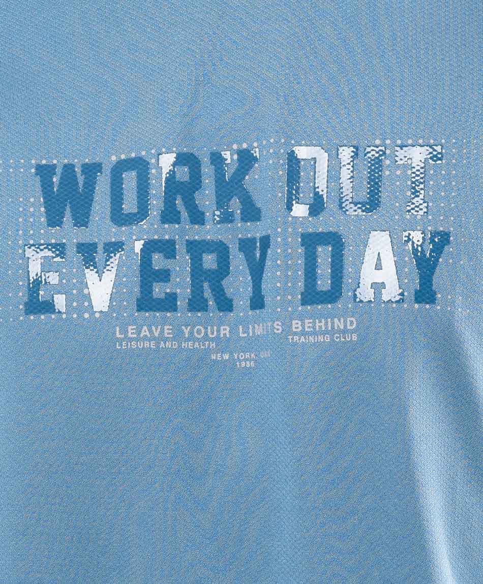 Remera deportiva hombre frase malla