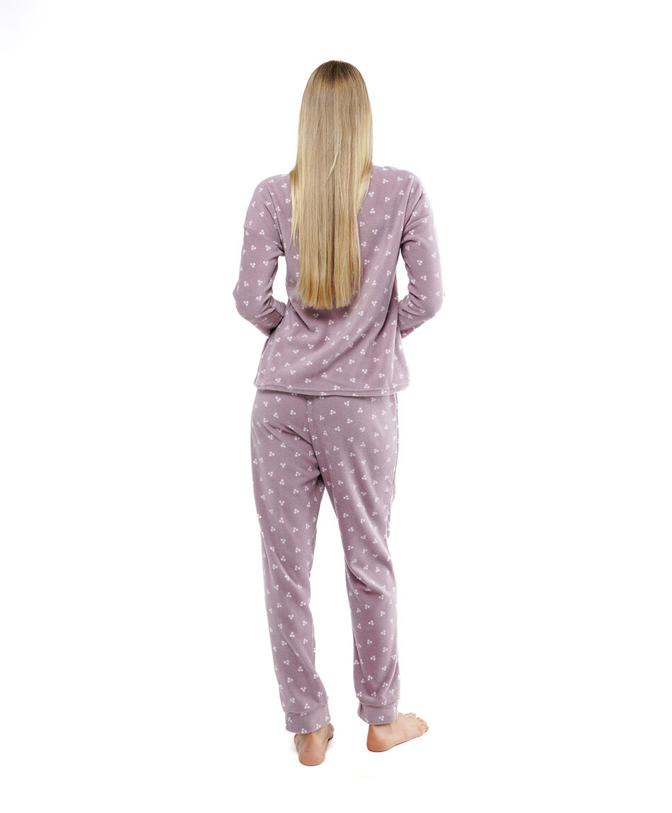 Pijama mujer micropolar triple punto